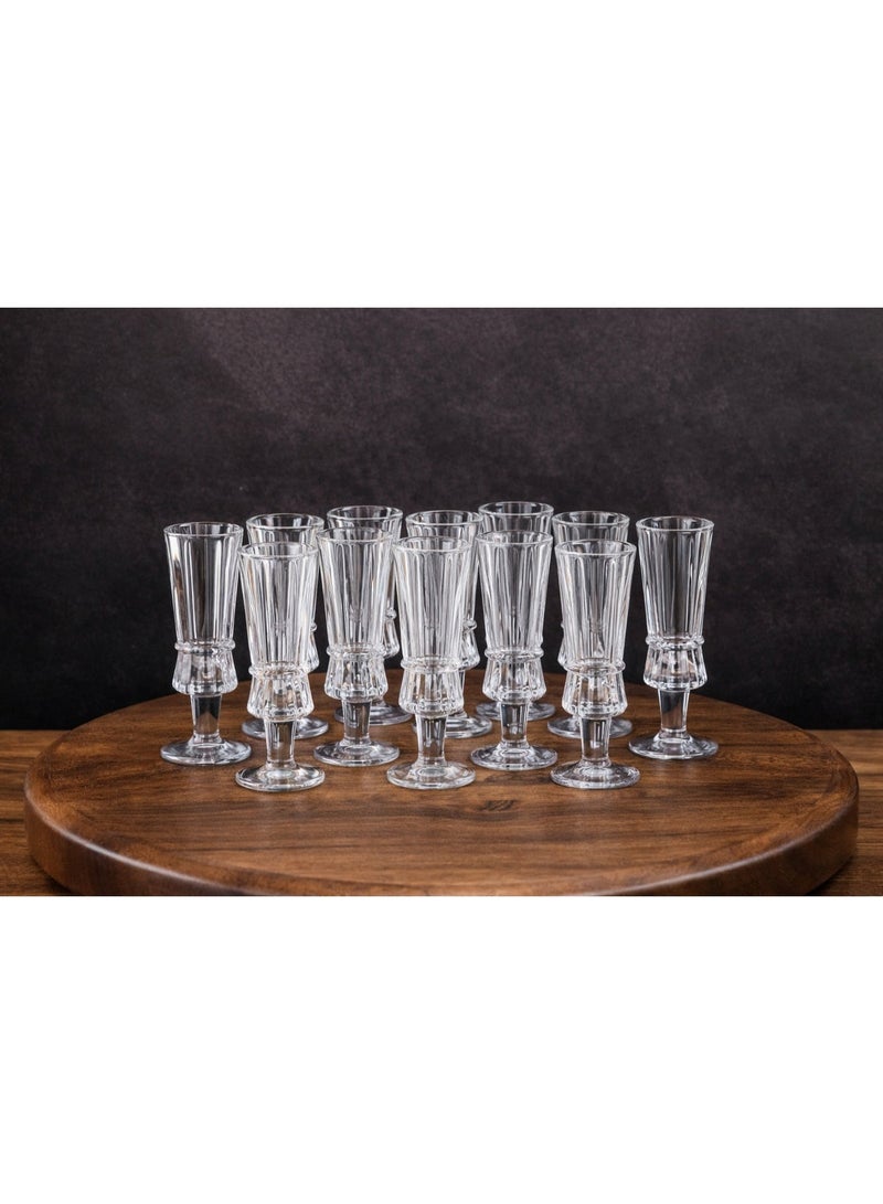 Dania Welcome Juice Glass Set, 12 Pieces, 70ml Capacity – Elegant Glass Glasses for Hospitality, Receptions, and Parties 🥂 - Image 3